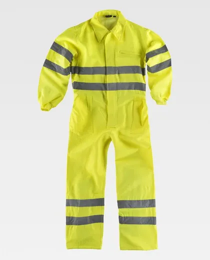 Buzo alta visibilidad con cintas reflectantes Amarillo