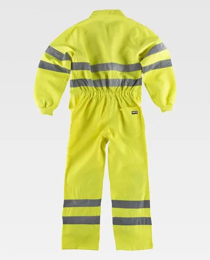 Buzo alta visibilidad con cintas reflectantes Amarillo