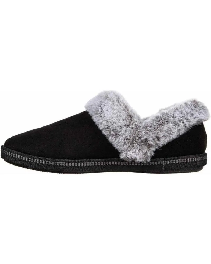 CALZADO DE CASA DE MUJER SKECHERS COZY CAMPFIRE  FRESH TOAST 167219 ZAPATILLAS DE E BLK NEGRO