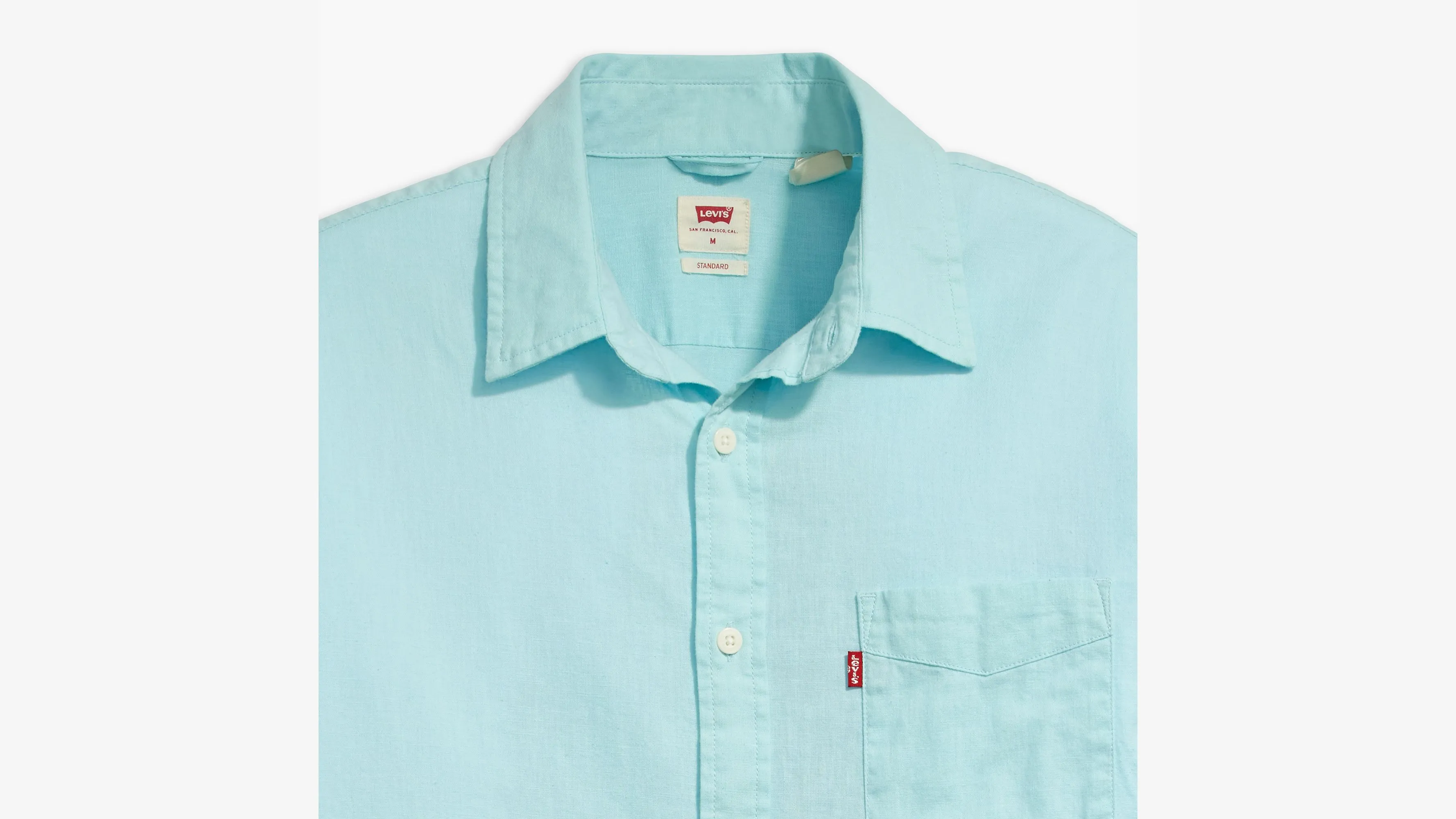 Camisa Clásica De Fit Estándar Con Un Bolsillo