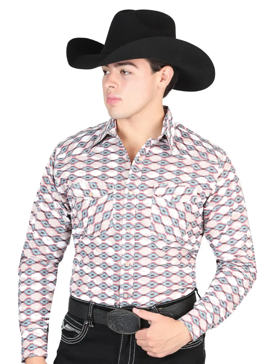 CAMISA DE MODA COLOR KHAKI GEN44317