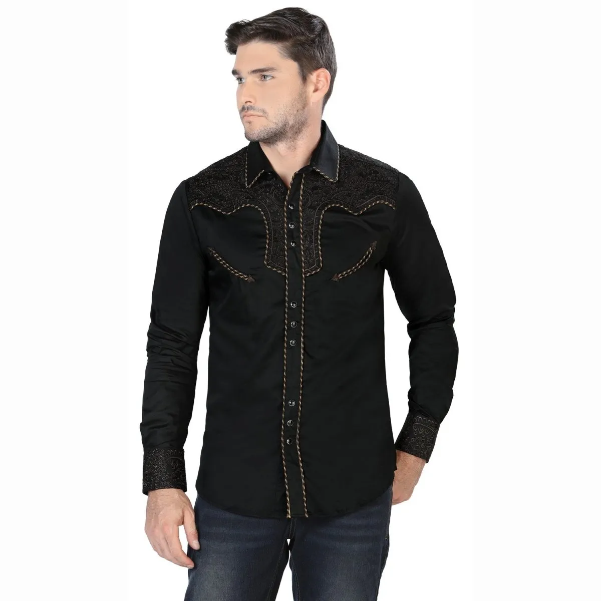 CAMISA DE MODA ESTAMPADA LAMASINI LAM2201