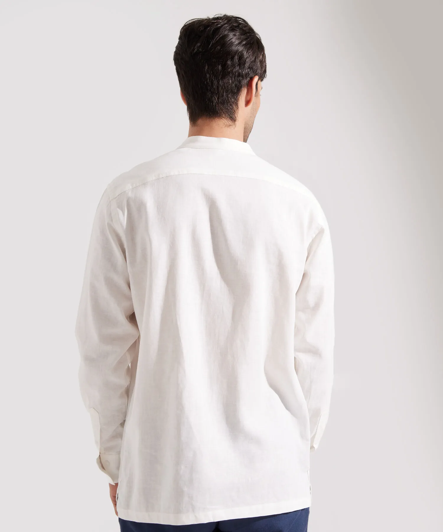 CAMISA GUAYABERA EN EFECTO LINO