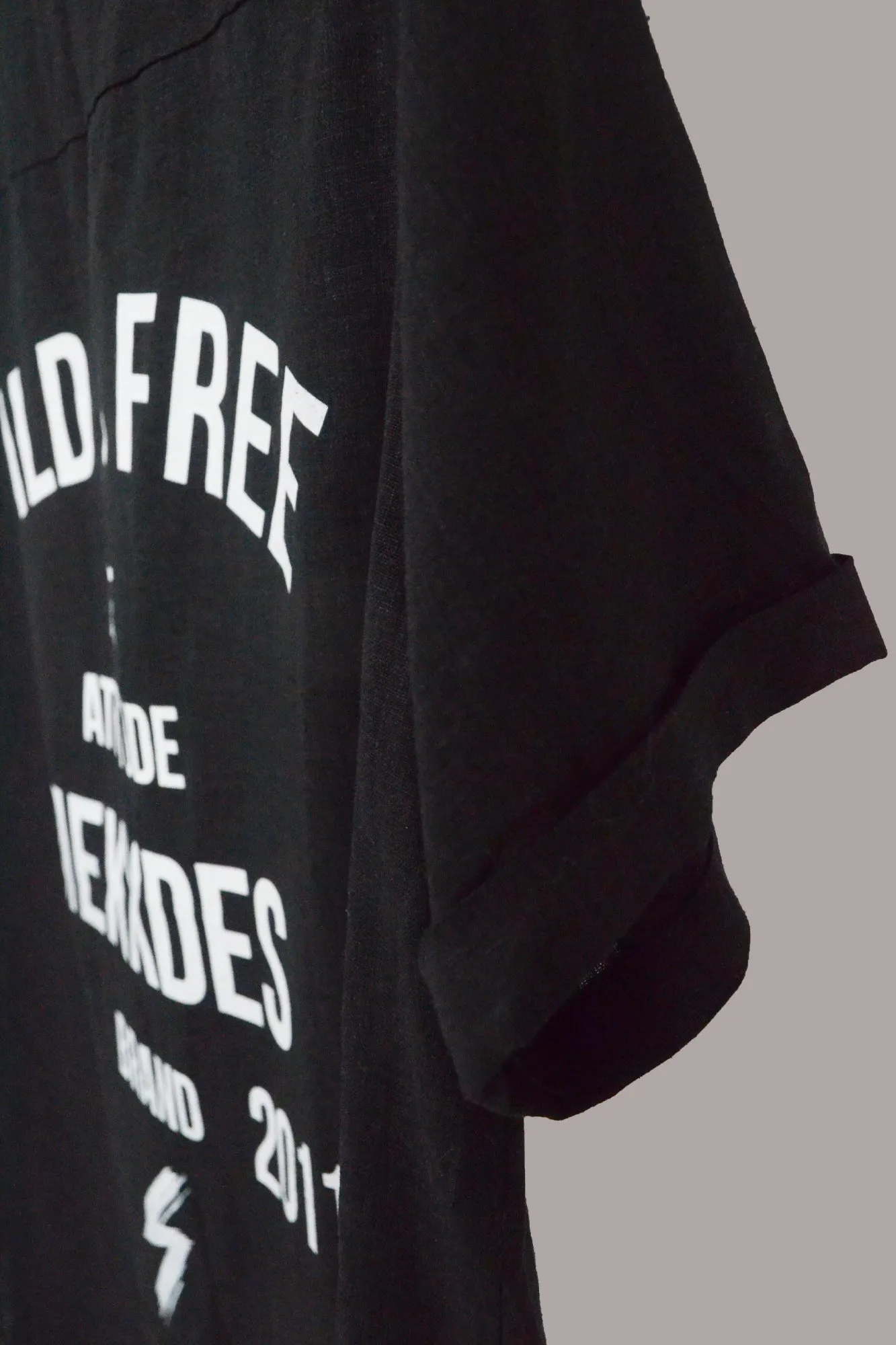 Camisa HE lino negro WILD & FREE