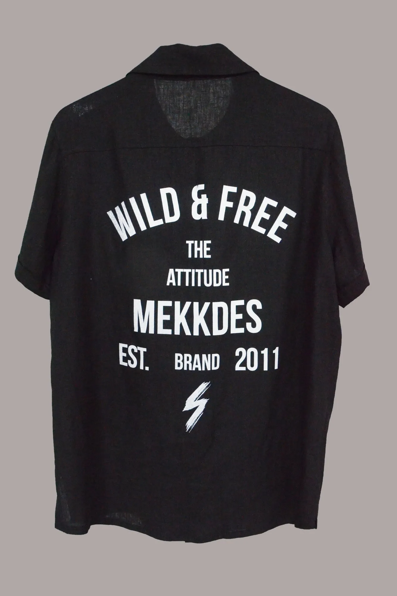 Camisa HE lino negro WILD & FREE