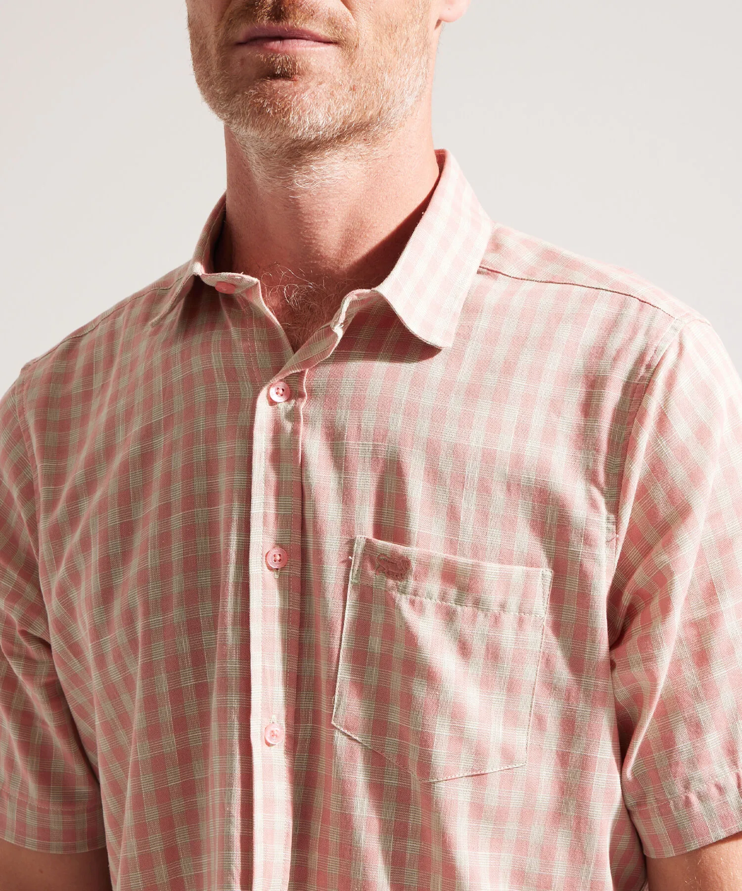 CAMISA MANGA CORTA A CUADROS