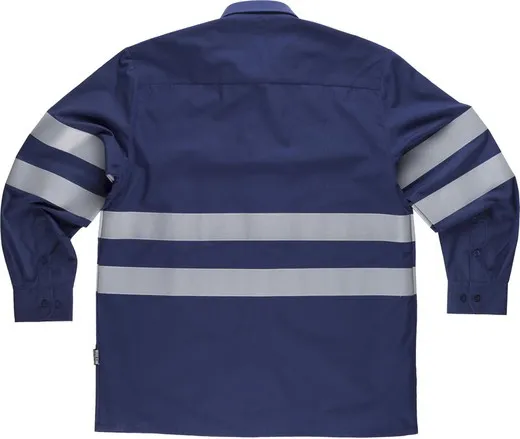 Camisa manga larga reflectantes Marino