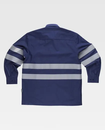 Camisa manga larga reflectantes Marino