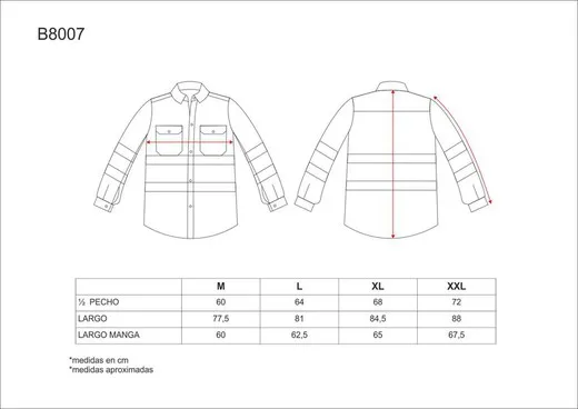 Camisa manga larga reflectantes Marino