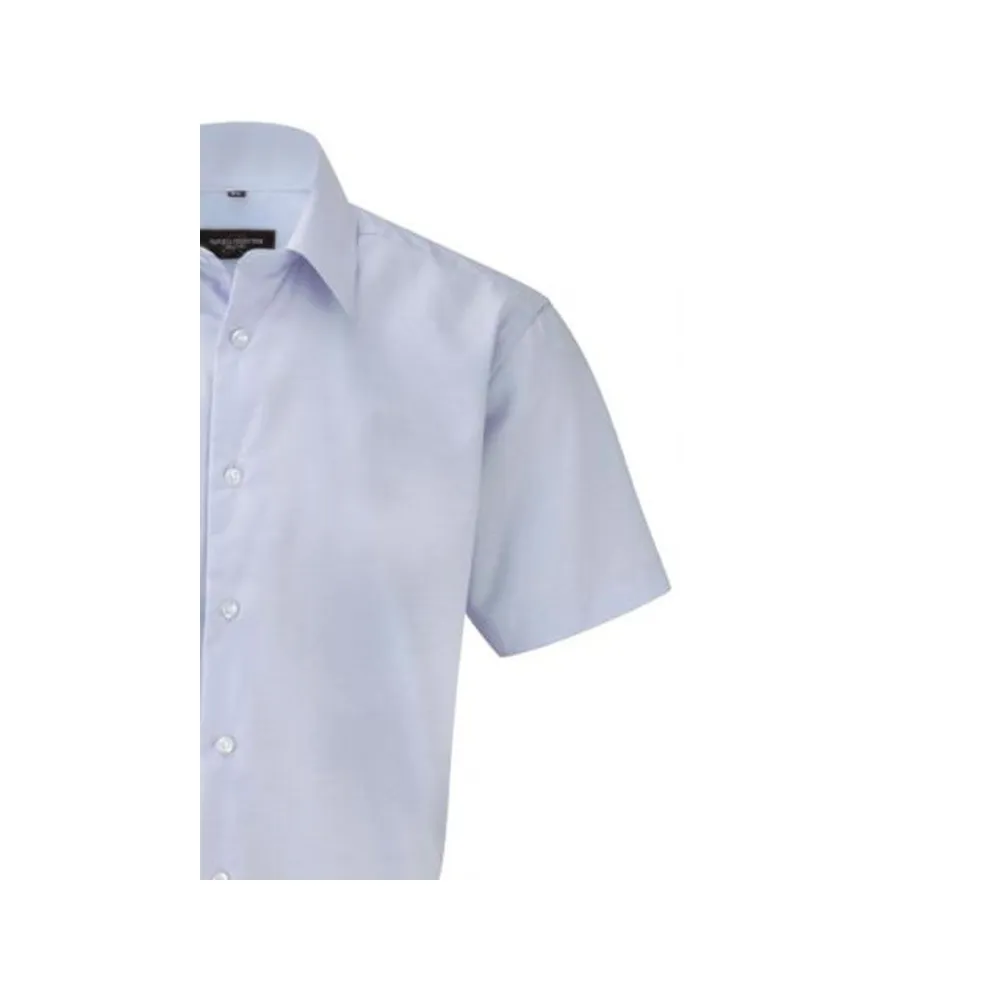 Camisa Oxford manga corta hombre