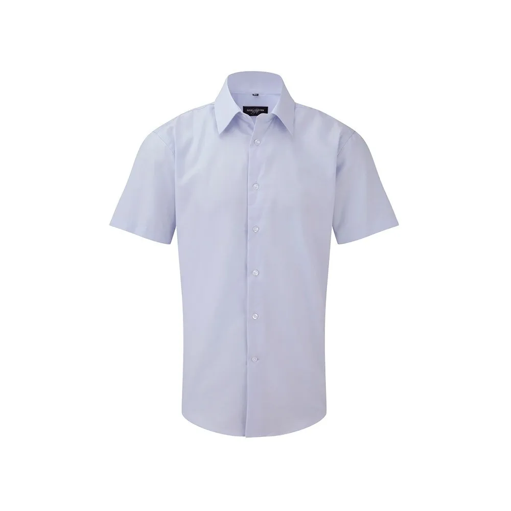 Camisa Oxford manga corta hombre
