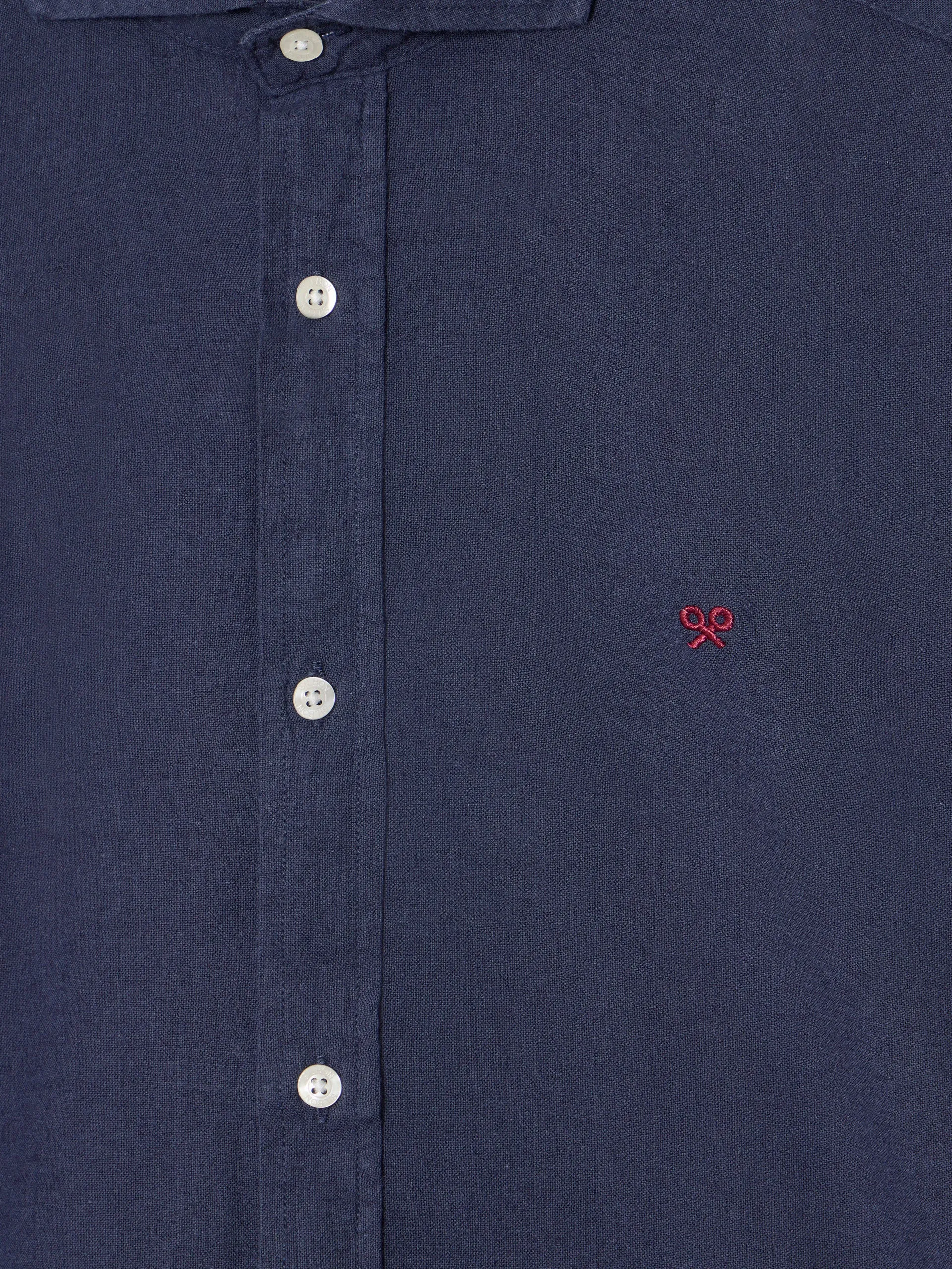 Camisa sport silbon soft azul marino
