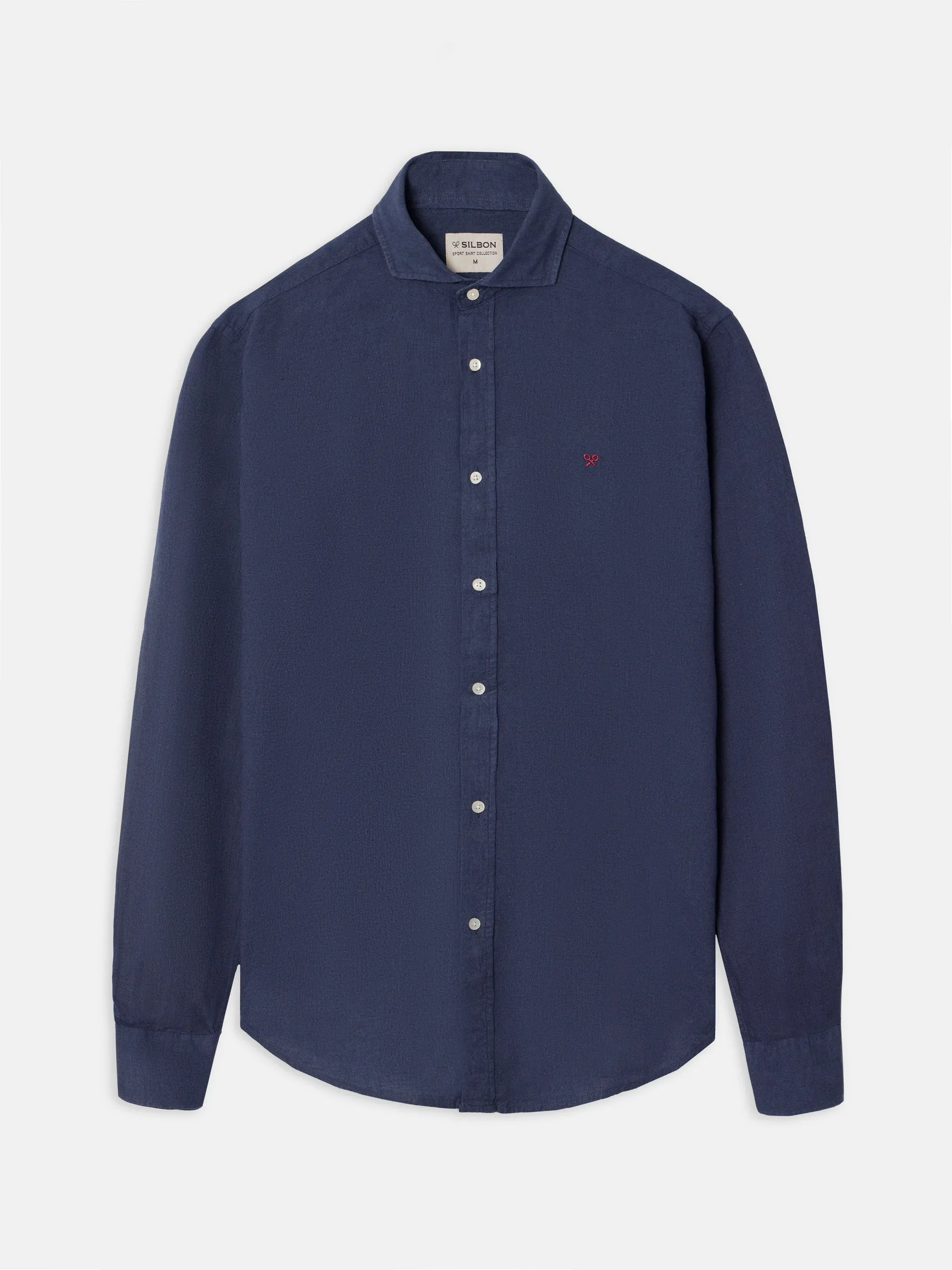 Camisa sport silbon soft azul marino