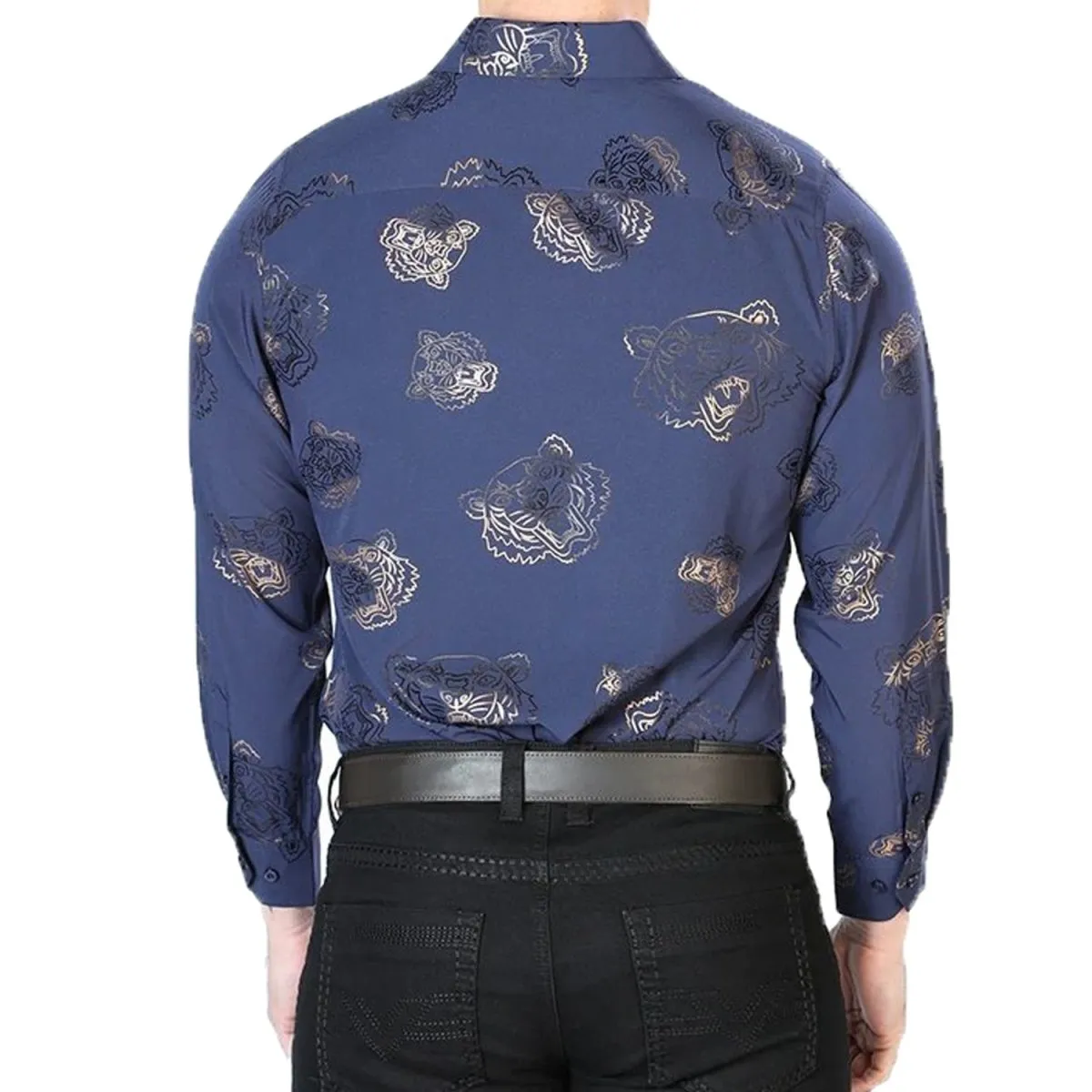 CAMISA VAQUERA DE MODA EL SEOR DE LOS CIELOS COLOR AZUL GEN43843
