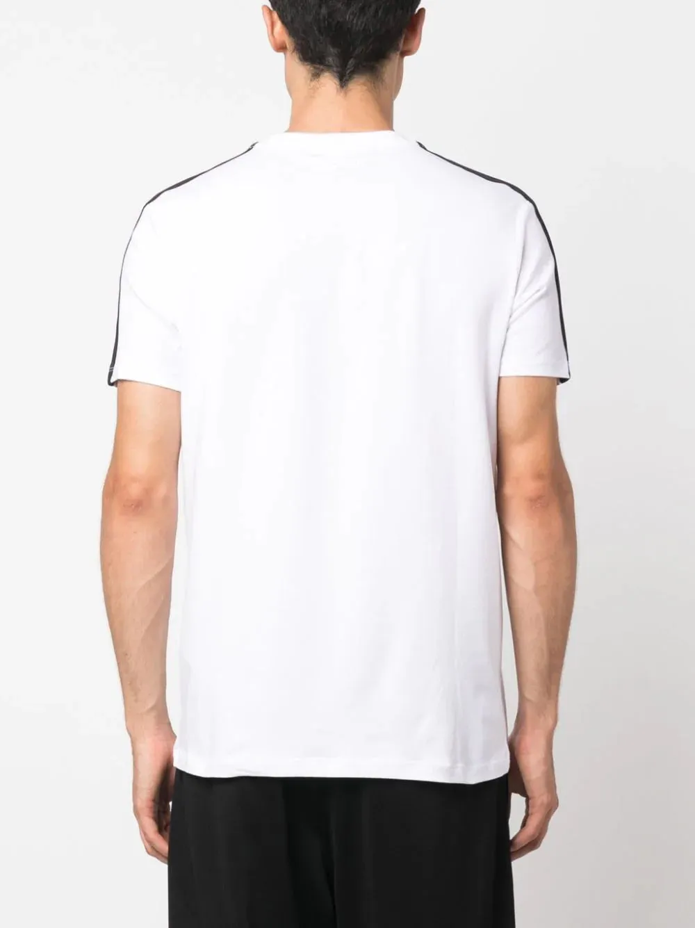 CAMISETA BANDAS HOMBRO BLANCA