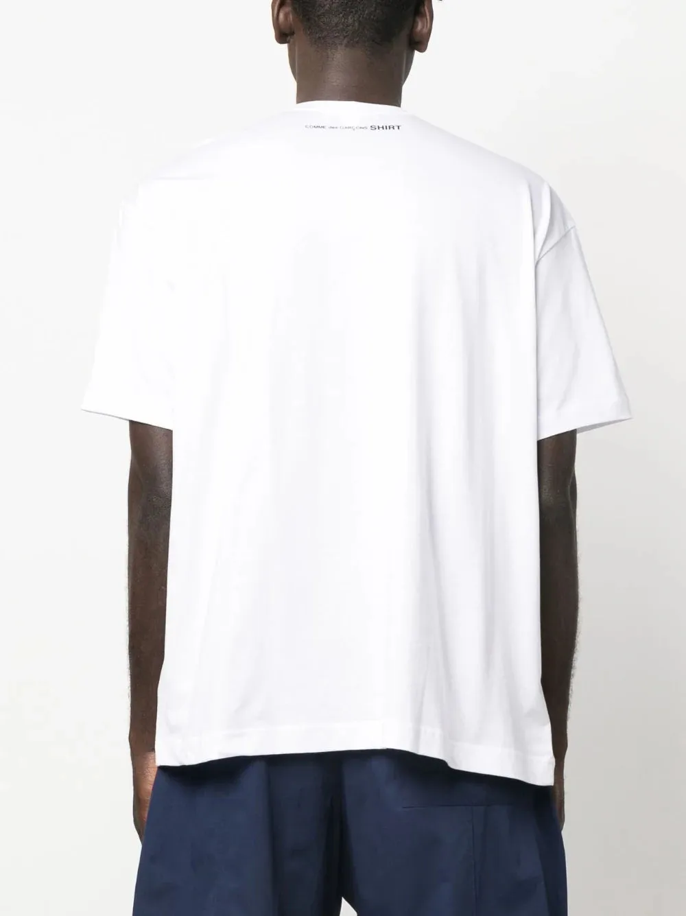 CAMISETA BSICA OVERSIZE BLANCA