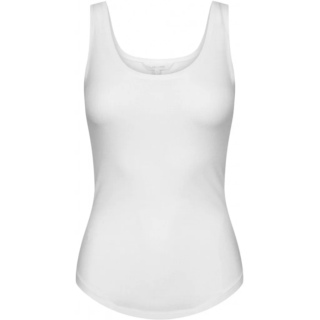 CAMISETA CANAL TIRANTES BLANCA