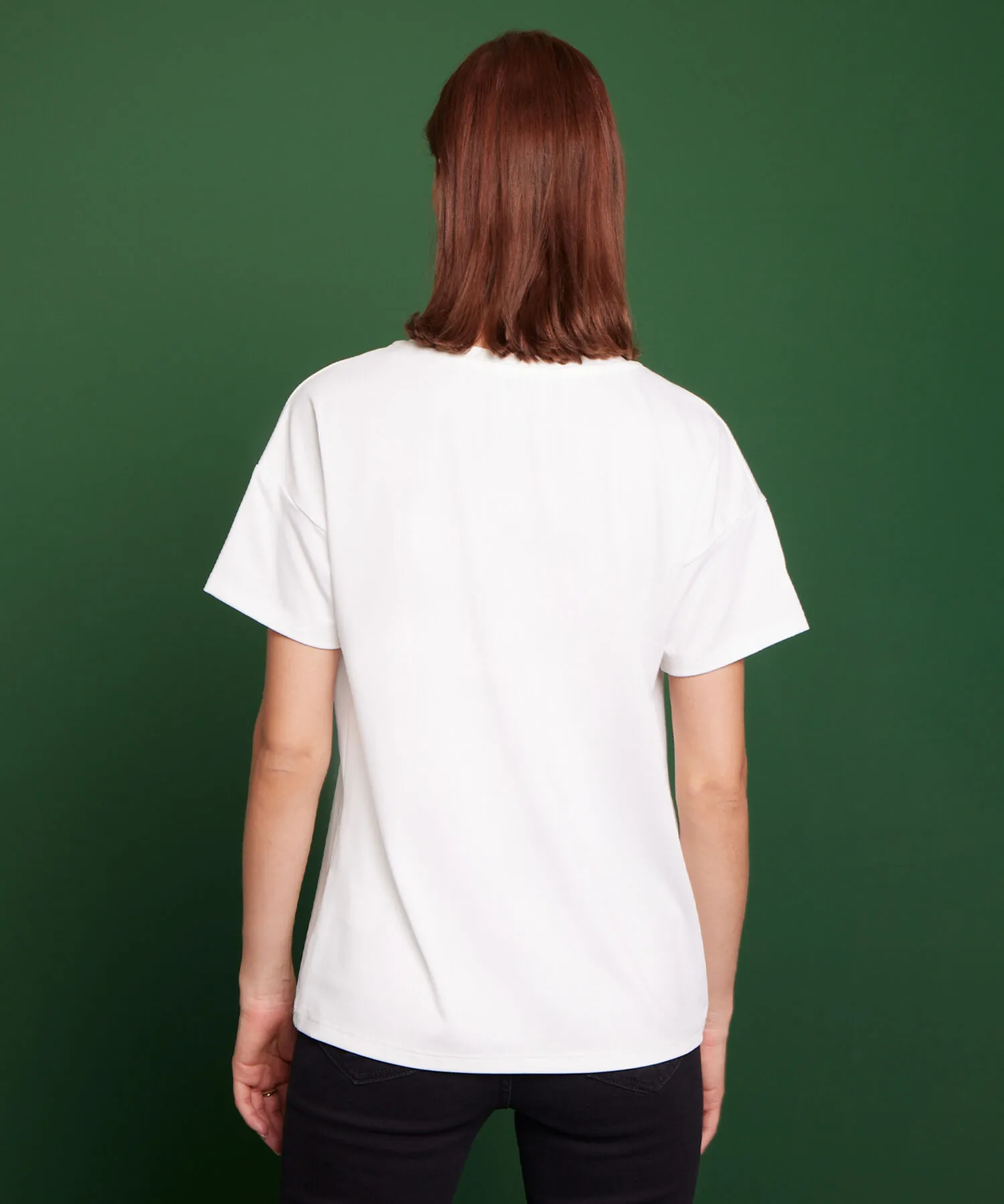 CAMISETA CON ESTAMPADO FLORAL