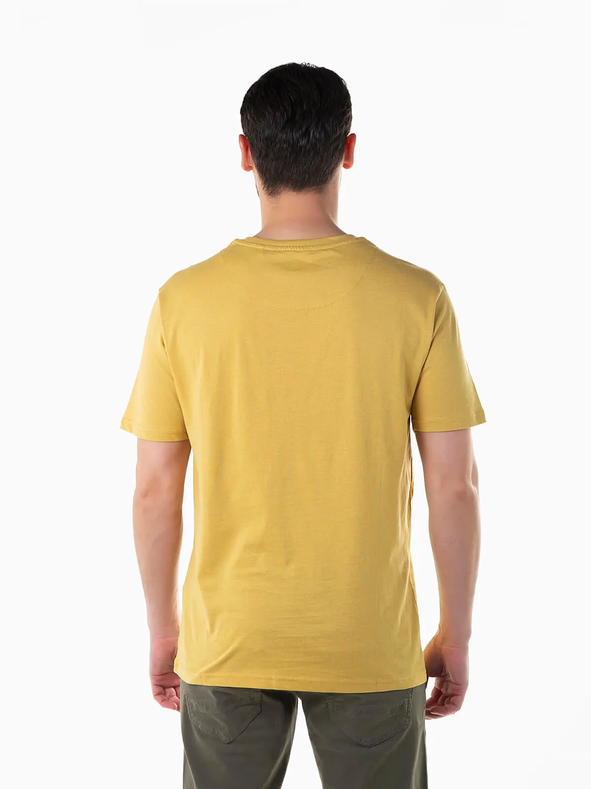 Camiseta con paisaje manga corta