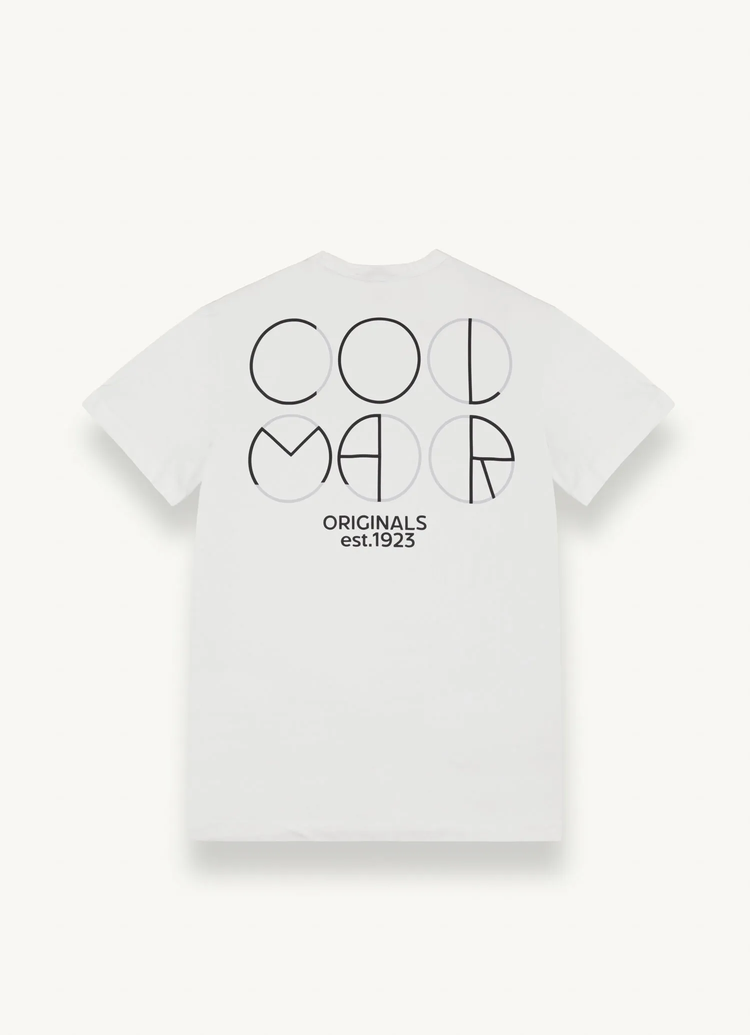 Camiseta de algodón con estampado en la espalda