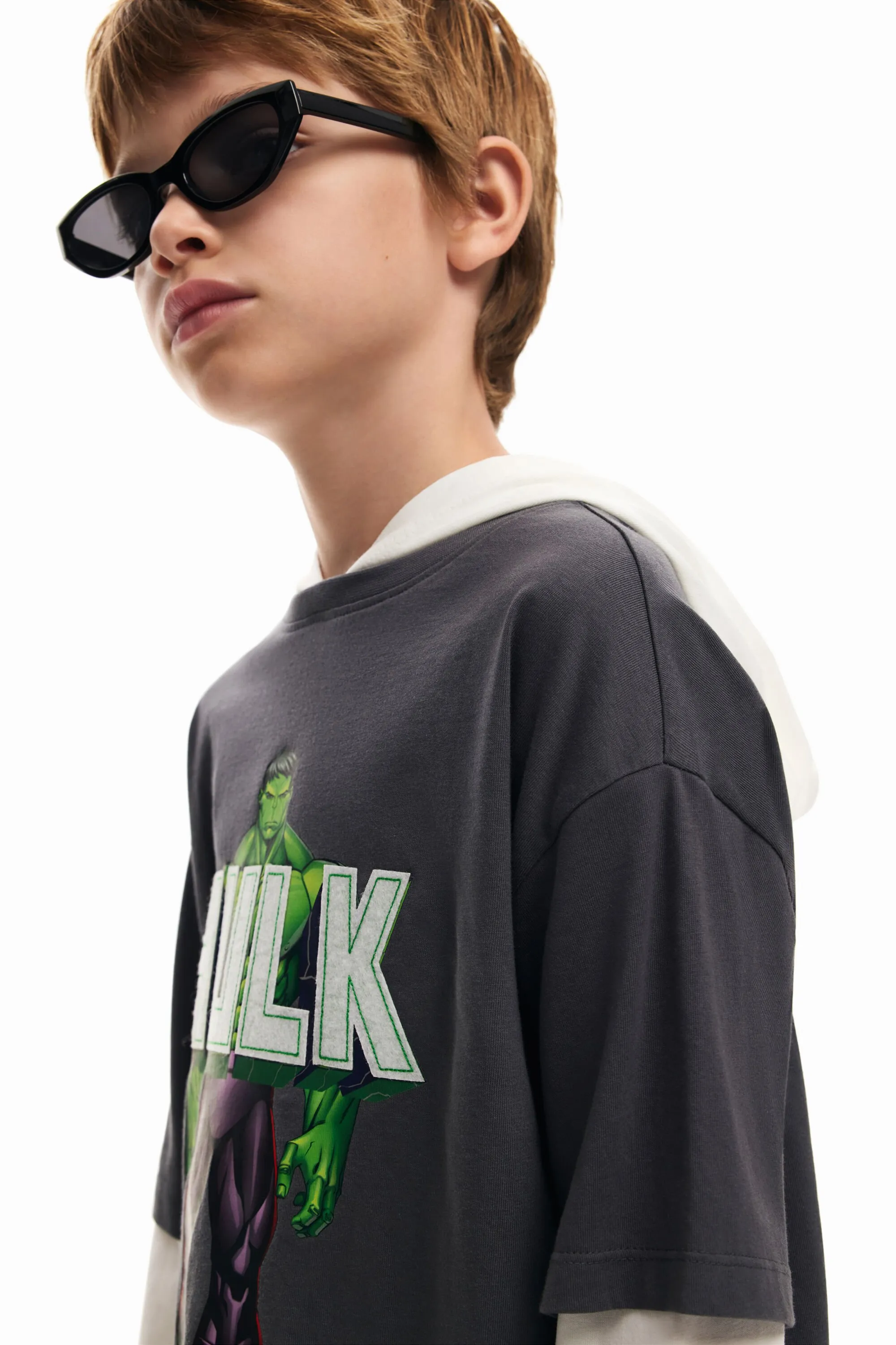 Camiseta doble manga Hulk