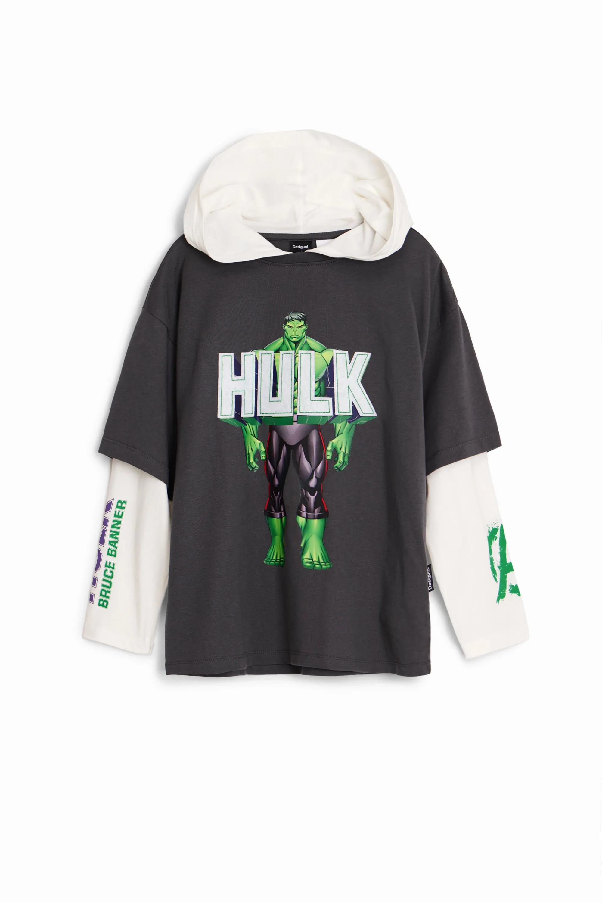 Camiseta doble manga Hulk