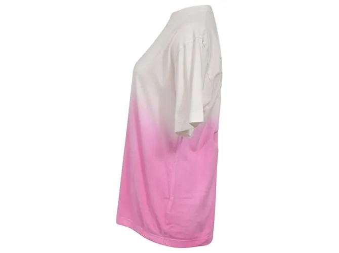 Camiseta efecto degradado Off White en algodón rosa Castaño 