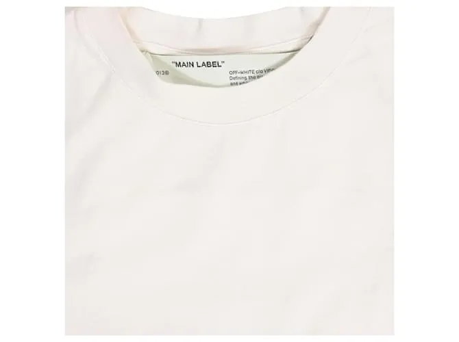 Camiseta efecto degradado Off White en algodón rosa Castaño 
