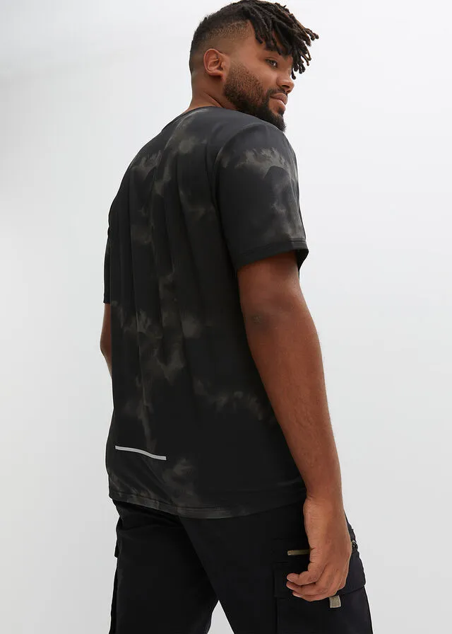 CAMISETA FUNCIONAL (2 UNIDADES) NEGRO MONOCOLORNEGRO ESTAMPADO