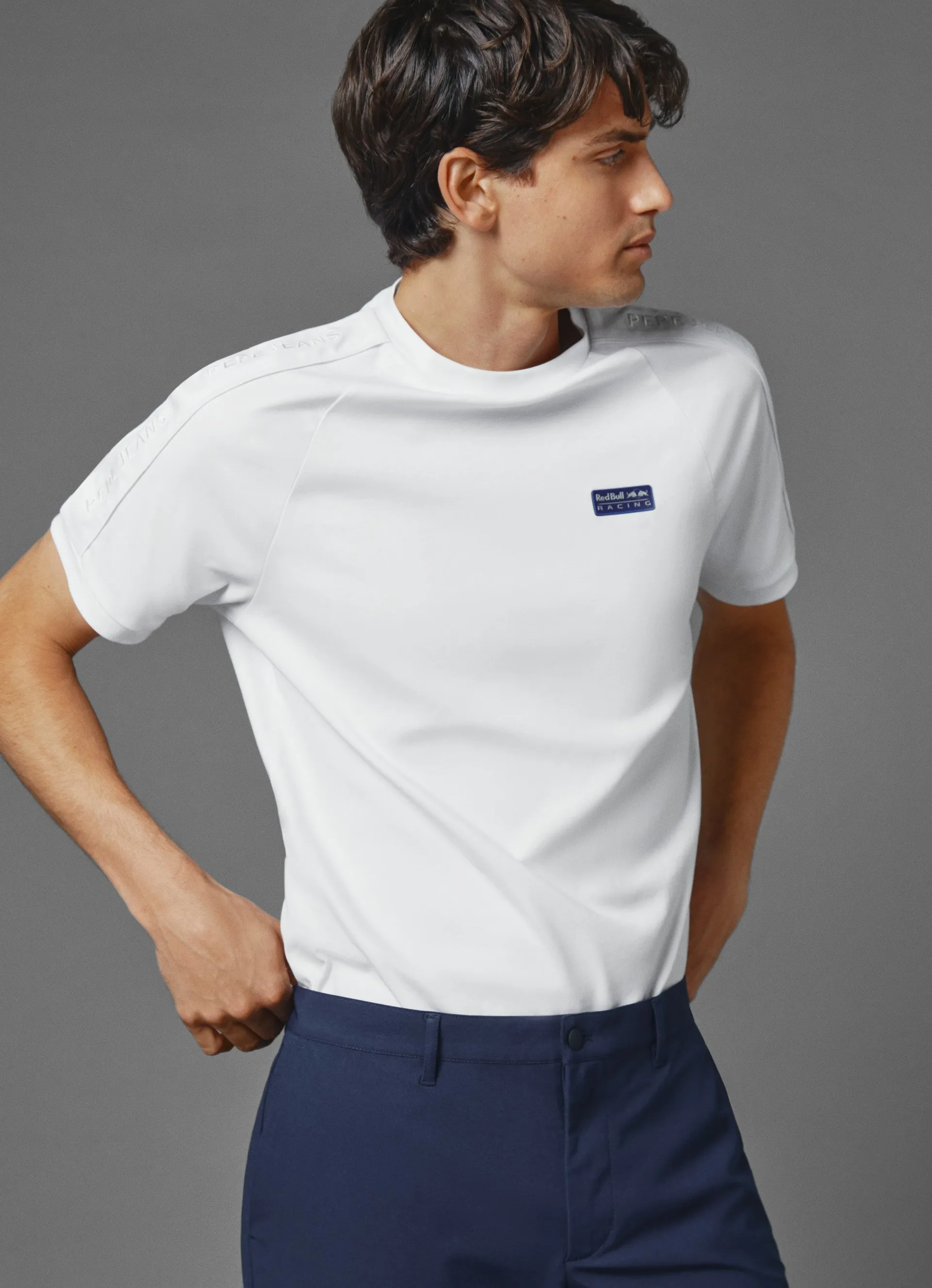 camiseta interlock manga raglán