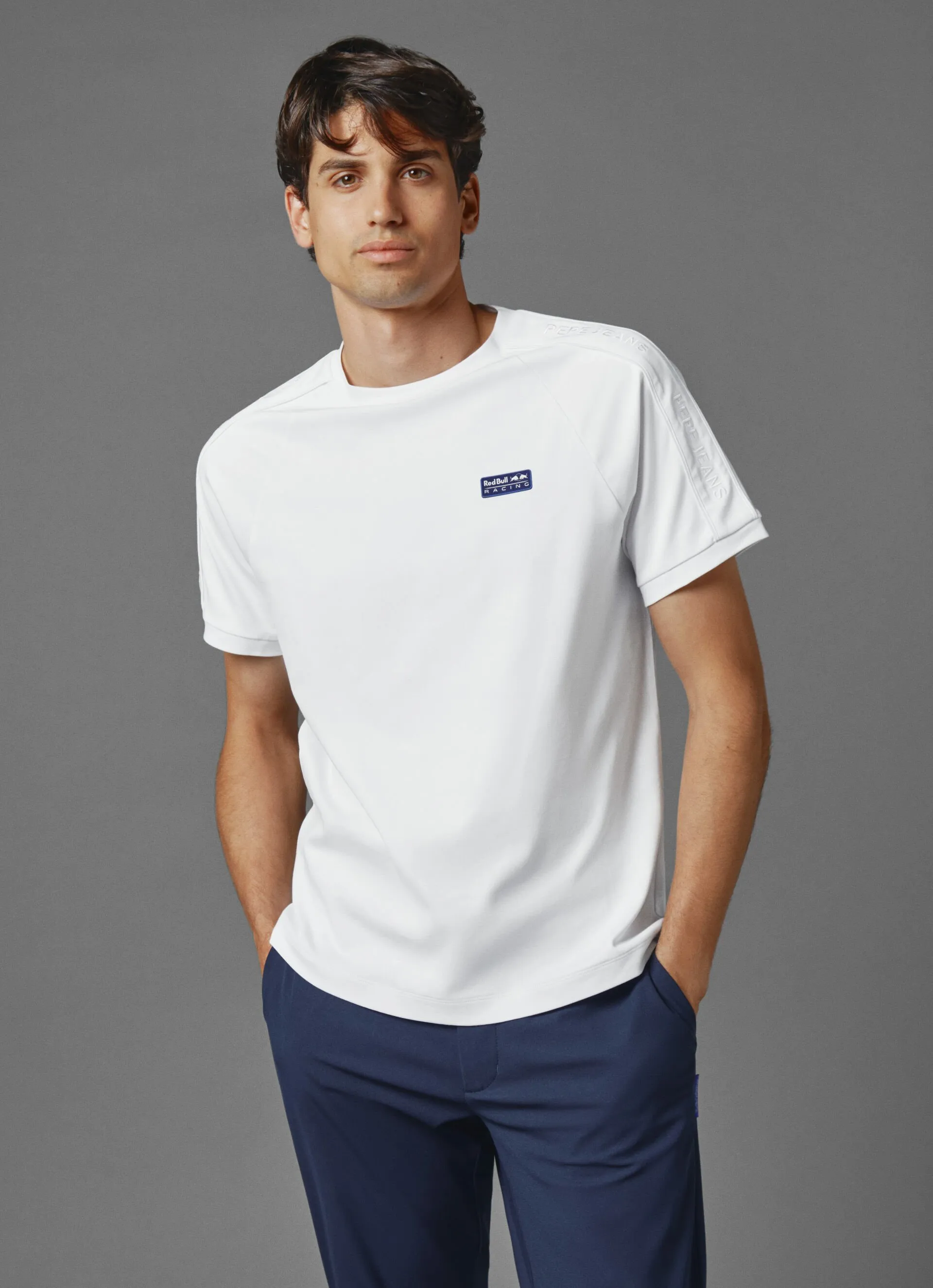 camiseta interlock manga raglán