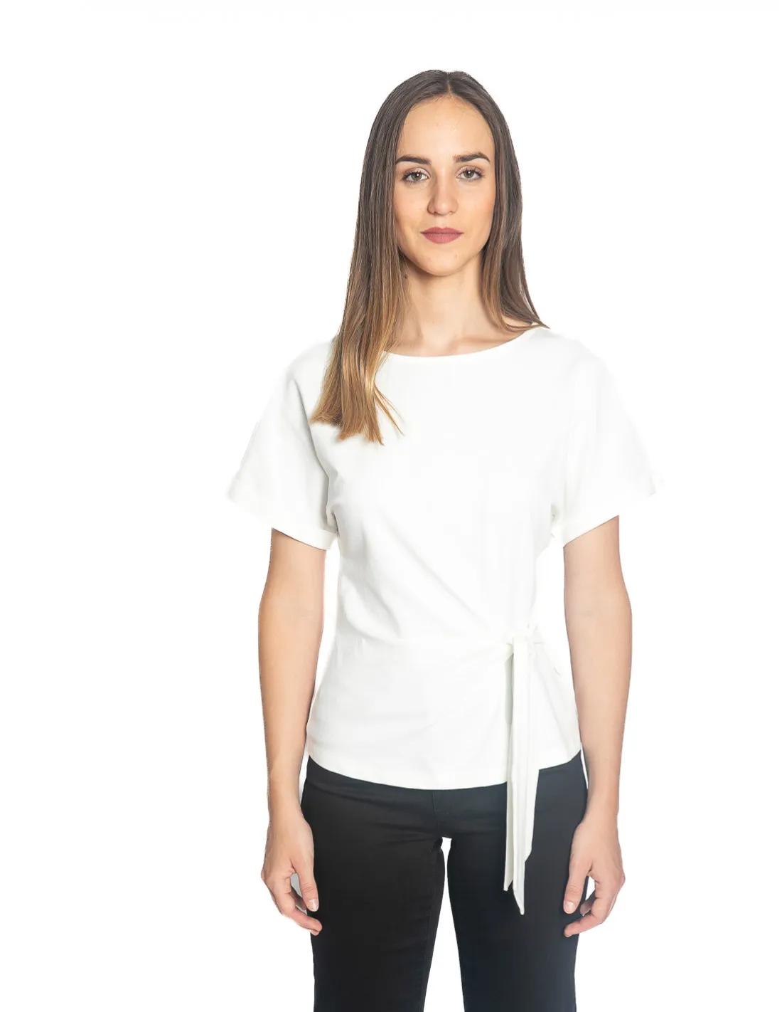 CAMISETA LAZADA CINTURA BLANCA YAYA
