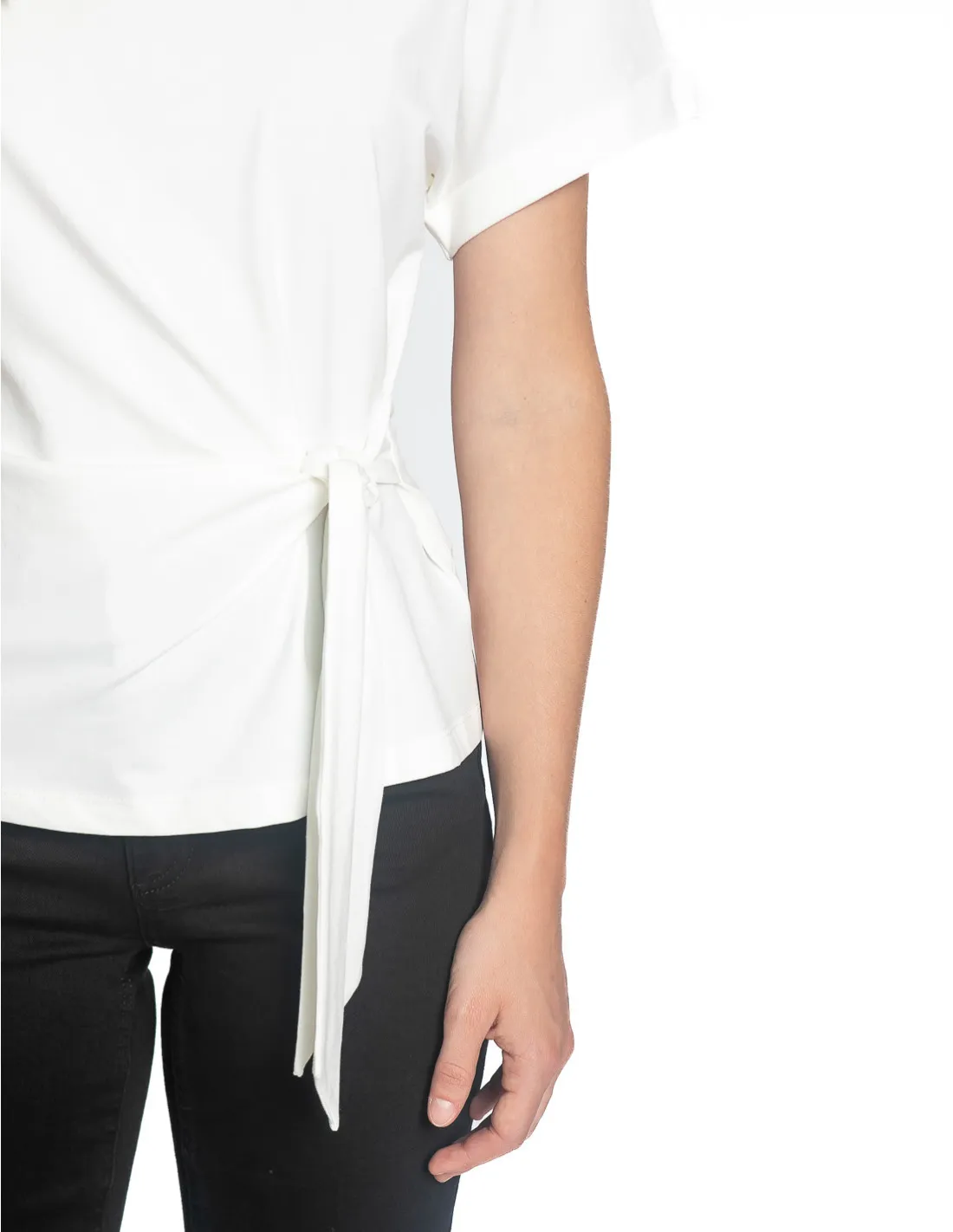CAMISETA LAZADA CINTURA BLANCA YAYA