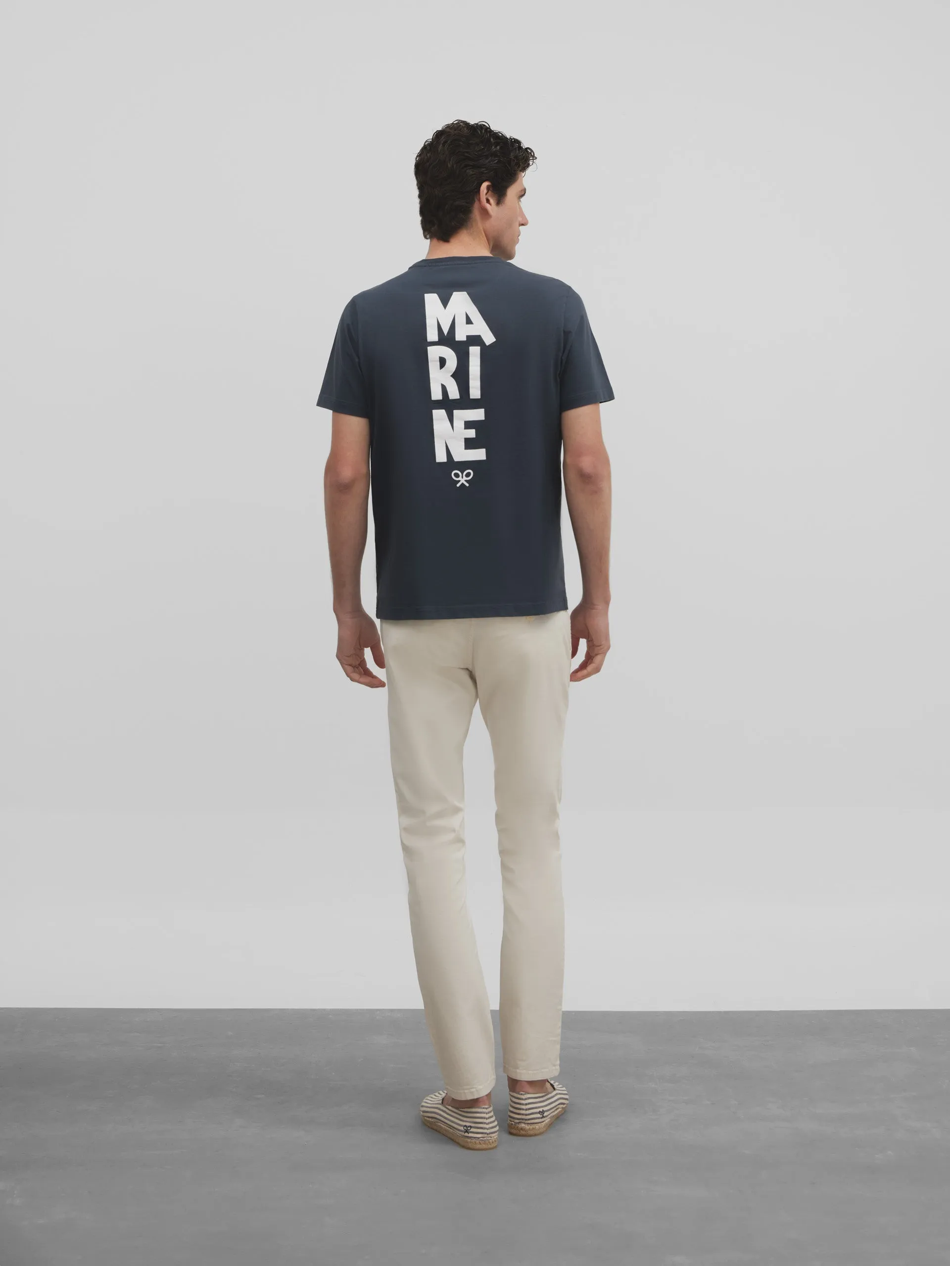 Camiseta marine azul marino