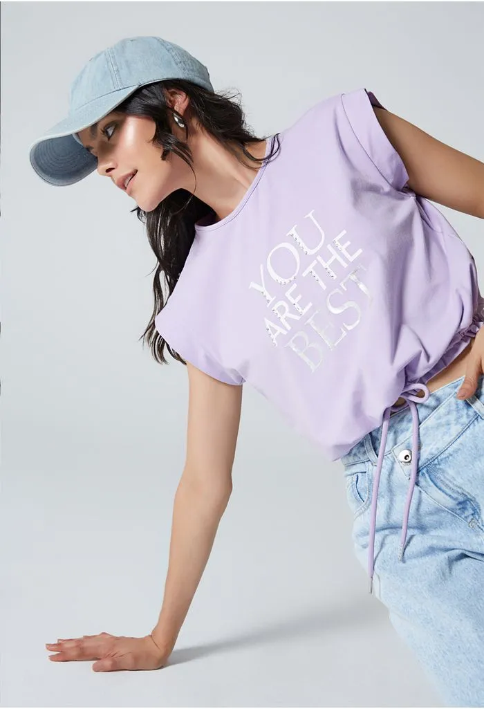 Camiseta para mujer manga corta