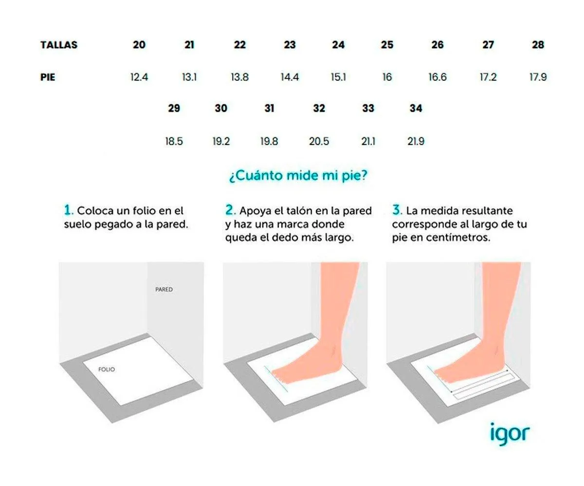 Cangrejeras Infantil Igor Velcro Tutete · Sage