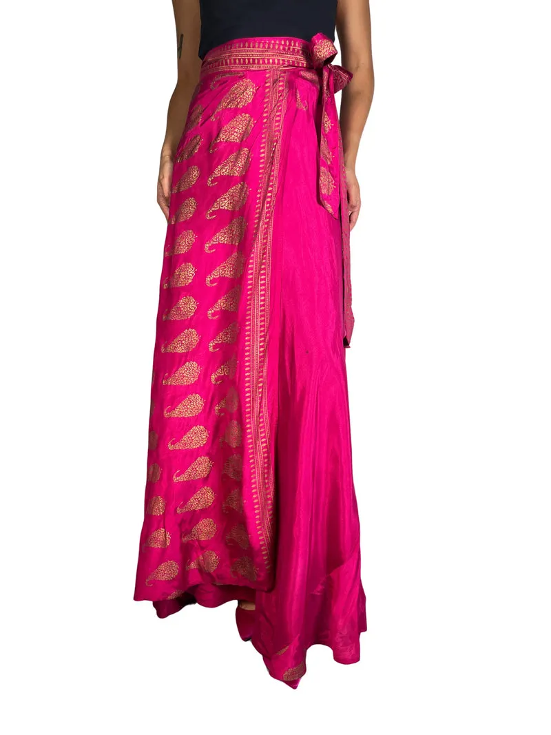 CARAVANA Falda Maxi Fucsia