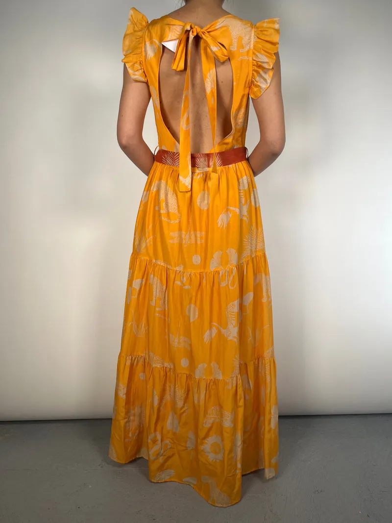 CAROLINAK Vestido Lazo Espalda Abierta
