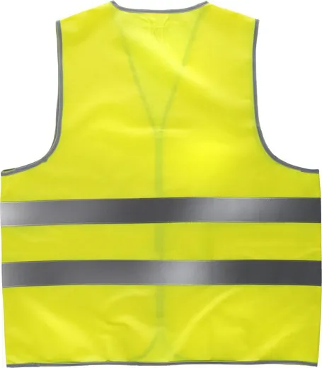 Chaleco de alta visibilidad con cierre adaptable Amarillo