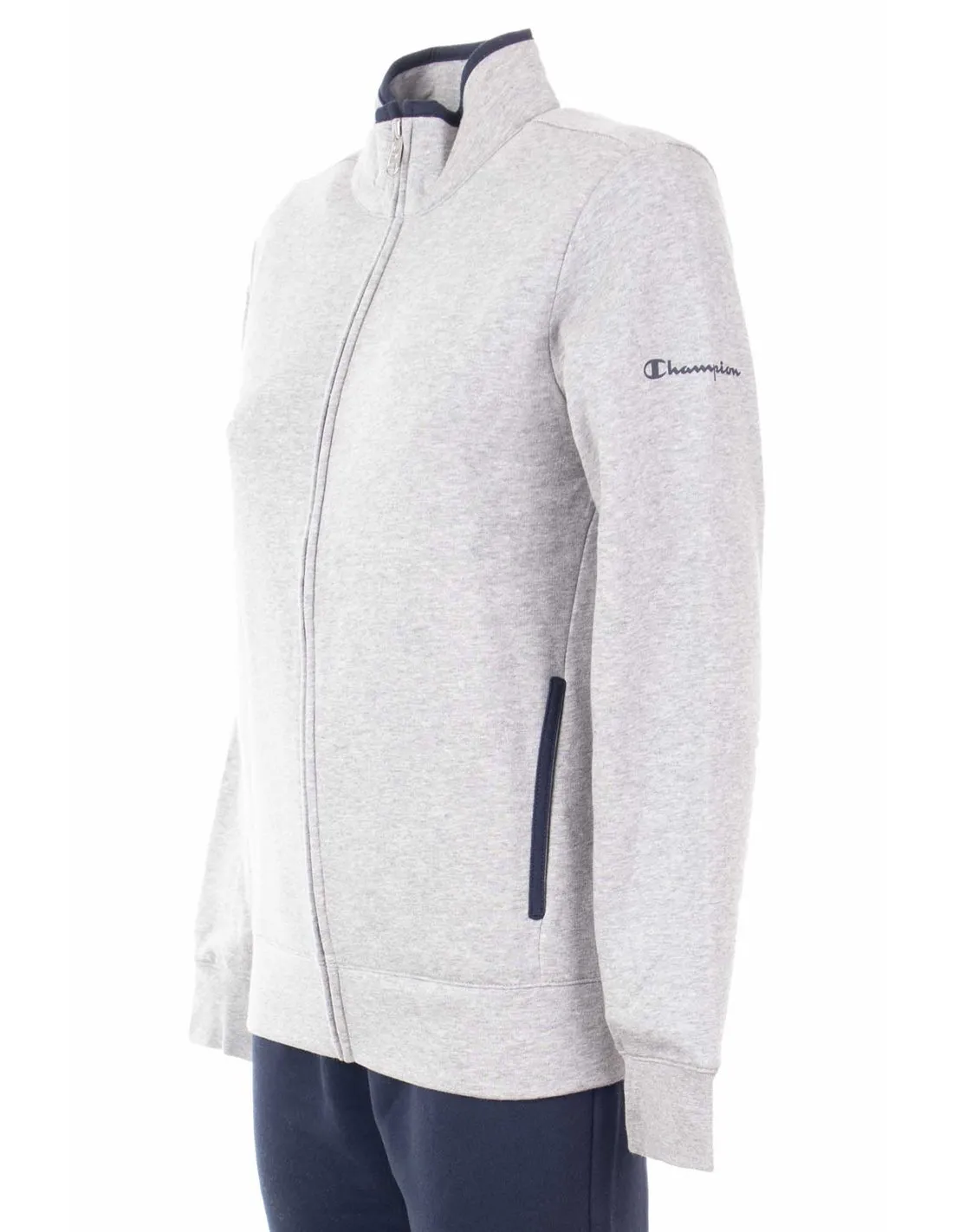 CHAMPION  CHáNDAL GRIS Y AZUL MARINO 116884 MUJER