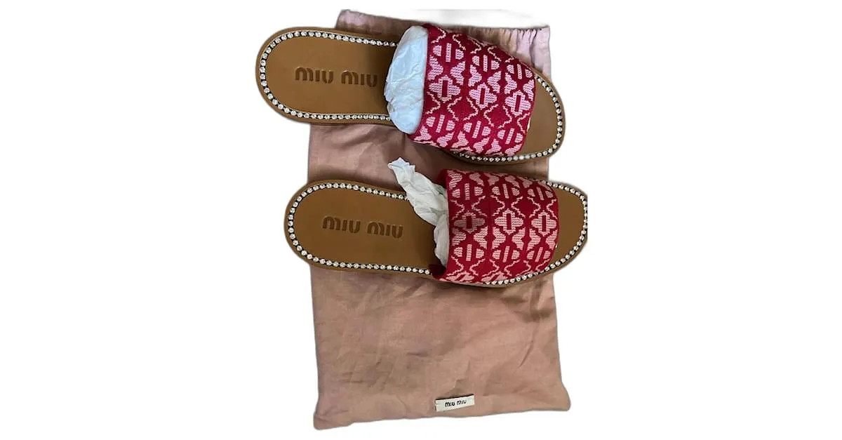 Chanclas miu miu Multicolor 