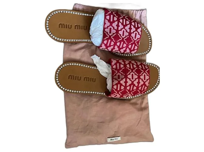 Chanclas miu miu Multicolor 