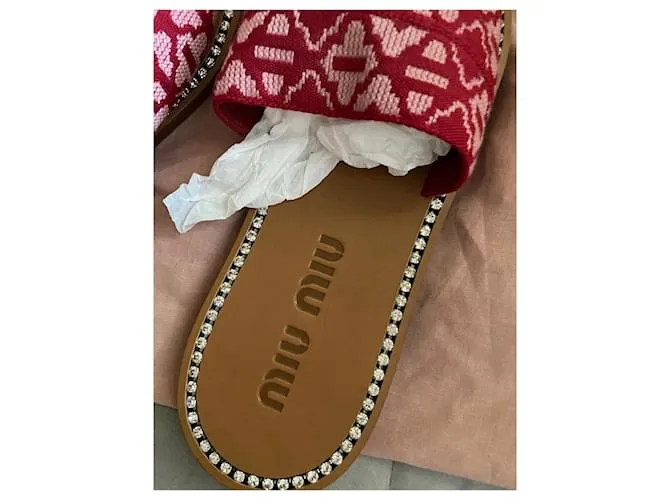 Chanclas miu miu Multicolor 