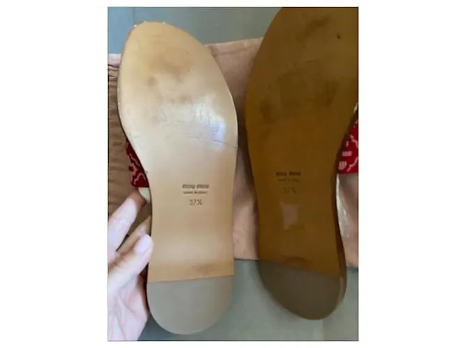 Chanclas miu miu Multicolor 