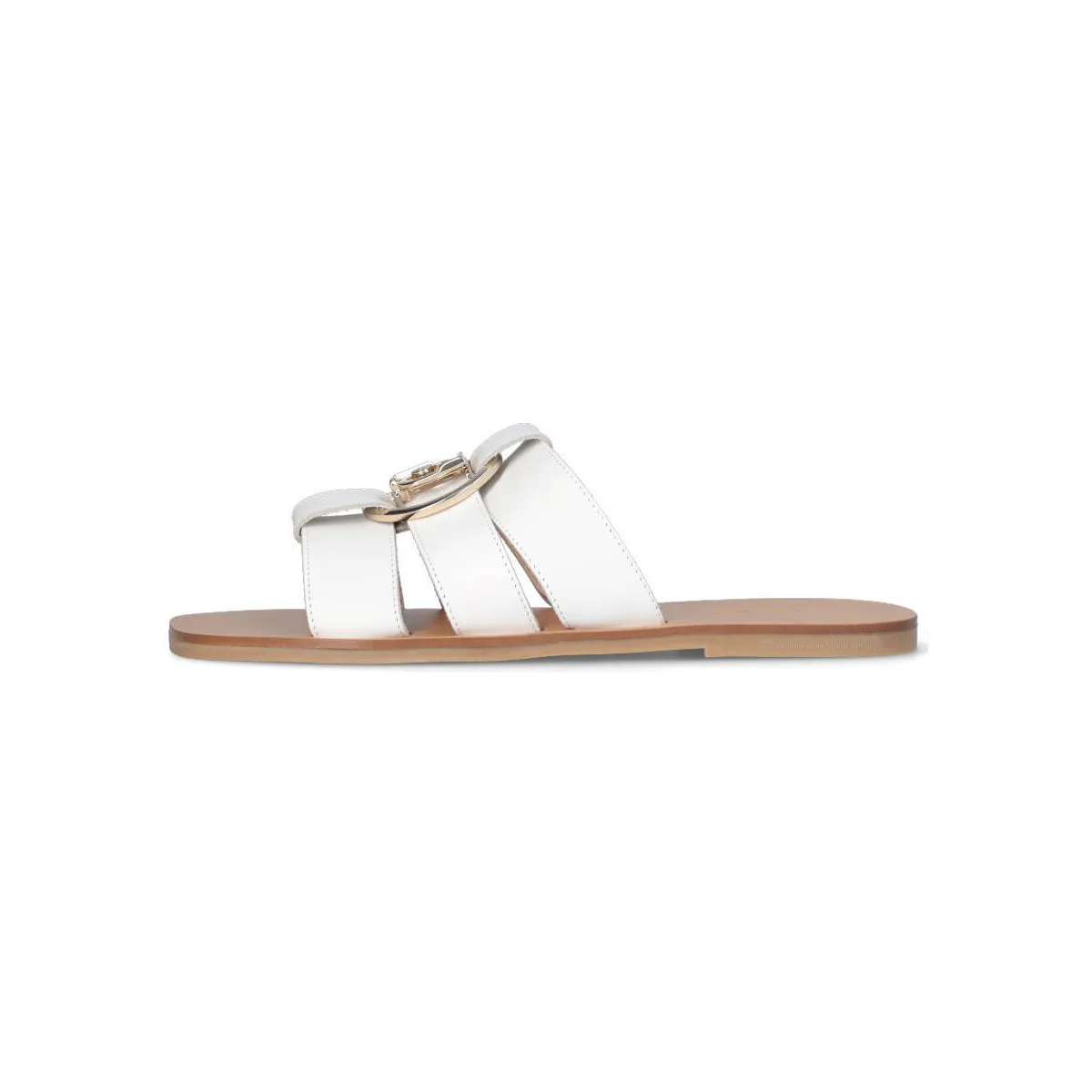 Chanclas planas con logotipo