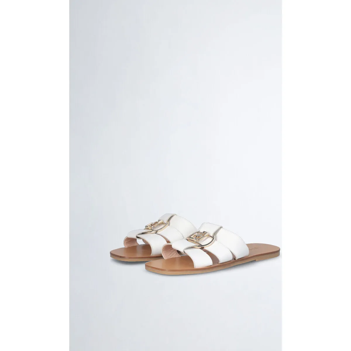 Chanclas planas con logotipo