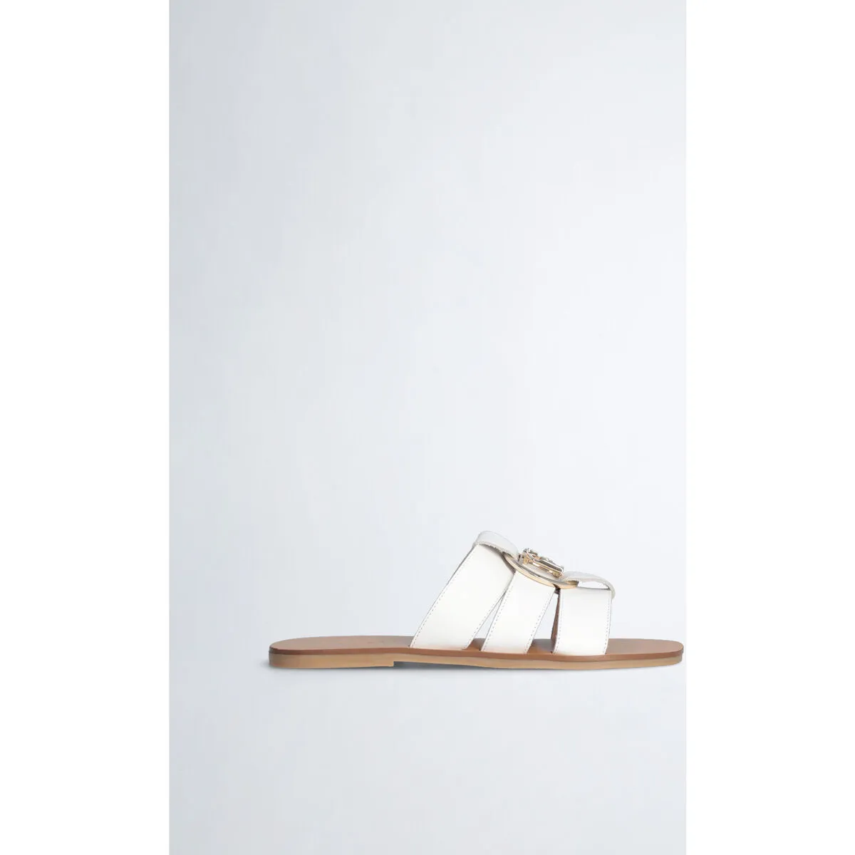 Chanclas planas con logotipo
