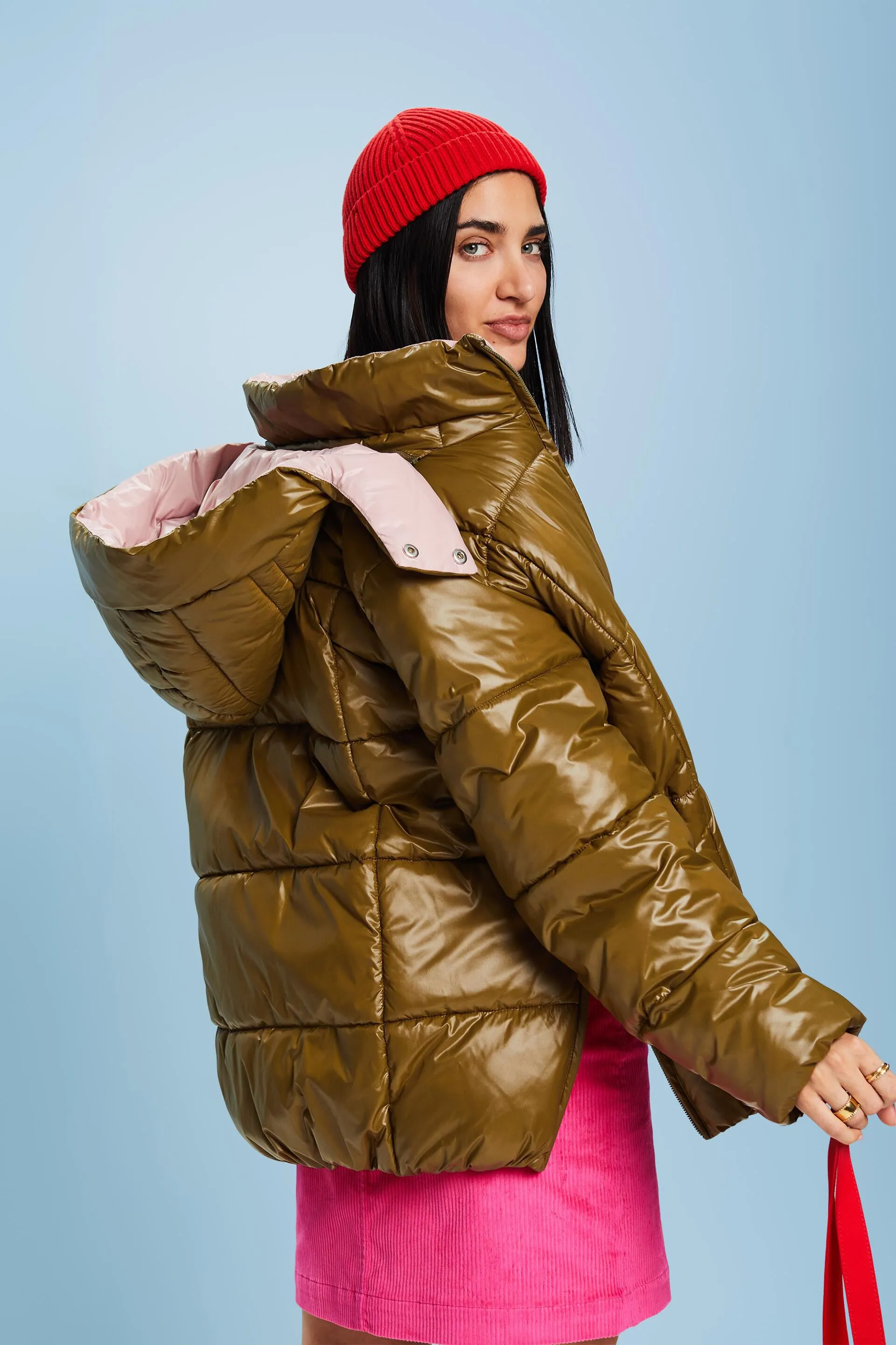 Chaqueta acolchada con capucha