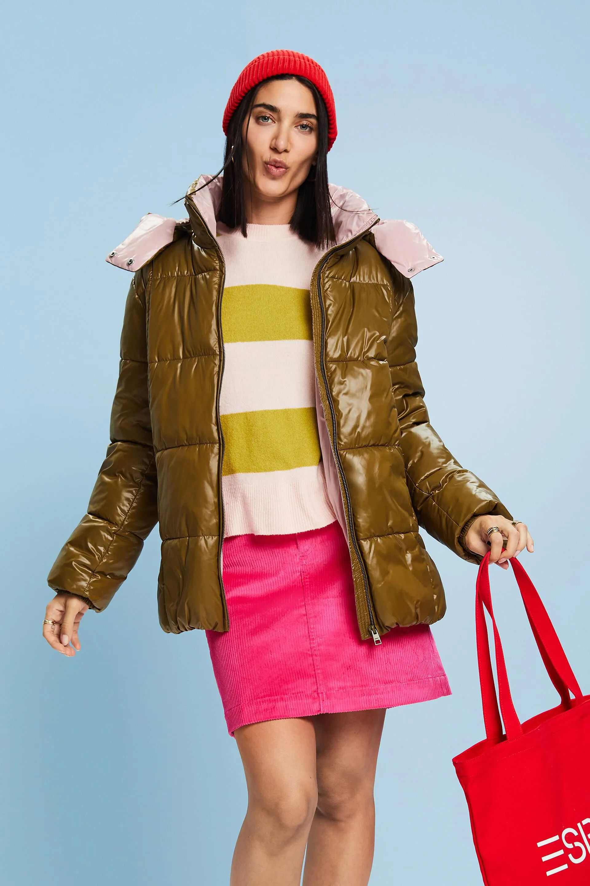 Chaqueta acolchada con capucha