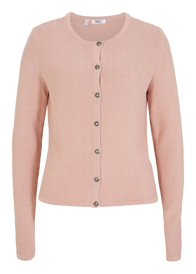 Chaqueta de punto tradicional Rosa vintage